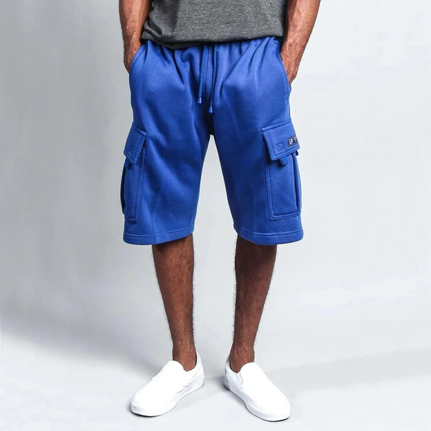 Alalaso Men's Casual Shorts Stretch Cotton Drawstring Summer Beach Stretch High Waisted Breathable Linen Shorts with Pockets