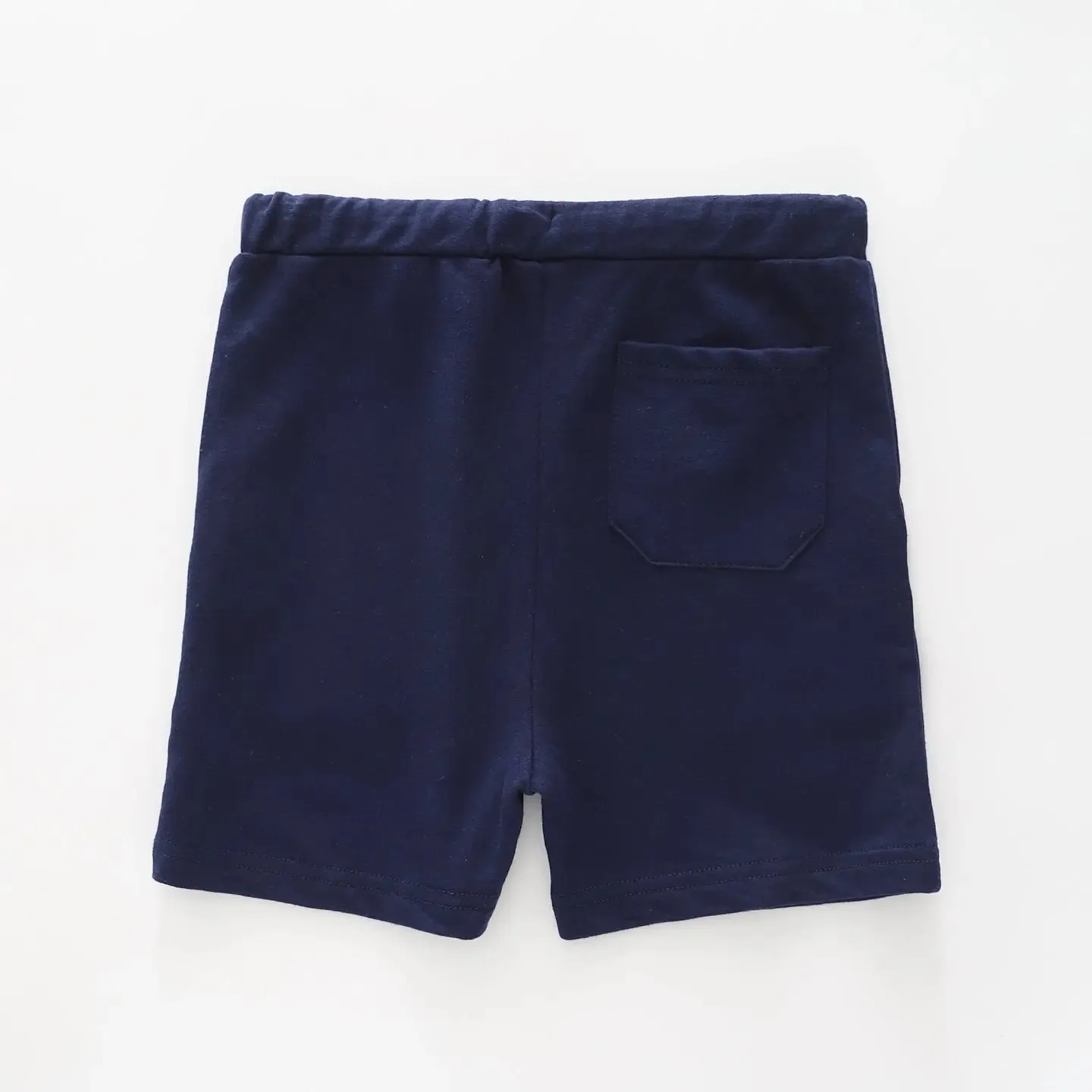 Boy's Navy Shorts With Adjustable Waist