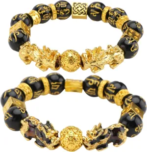 Buddhist Bead Bracelet Alloy Bracelet for Men Decorative Bangle Auspicious for Daily Wear