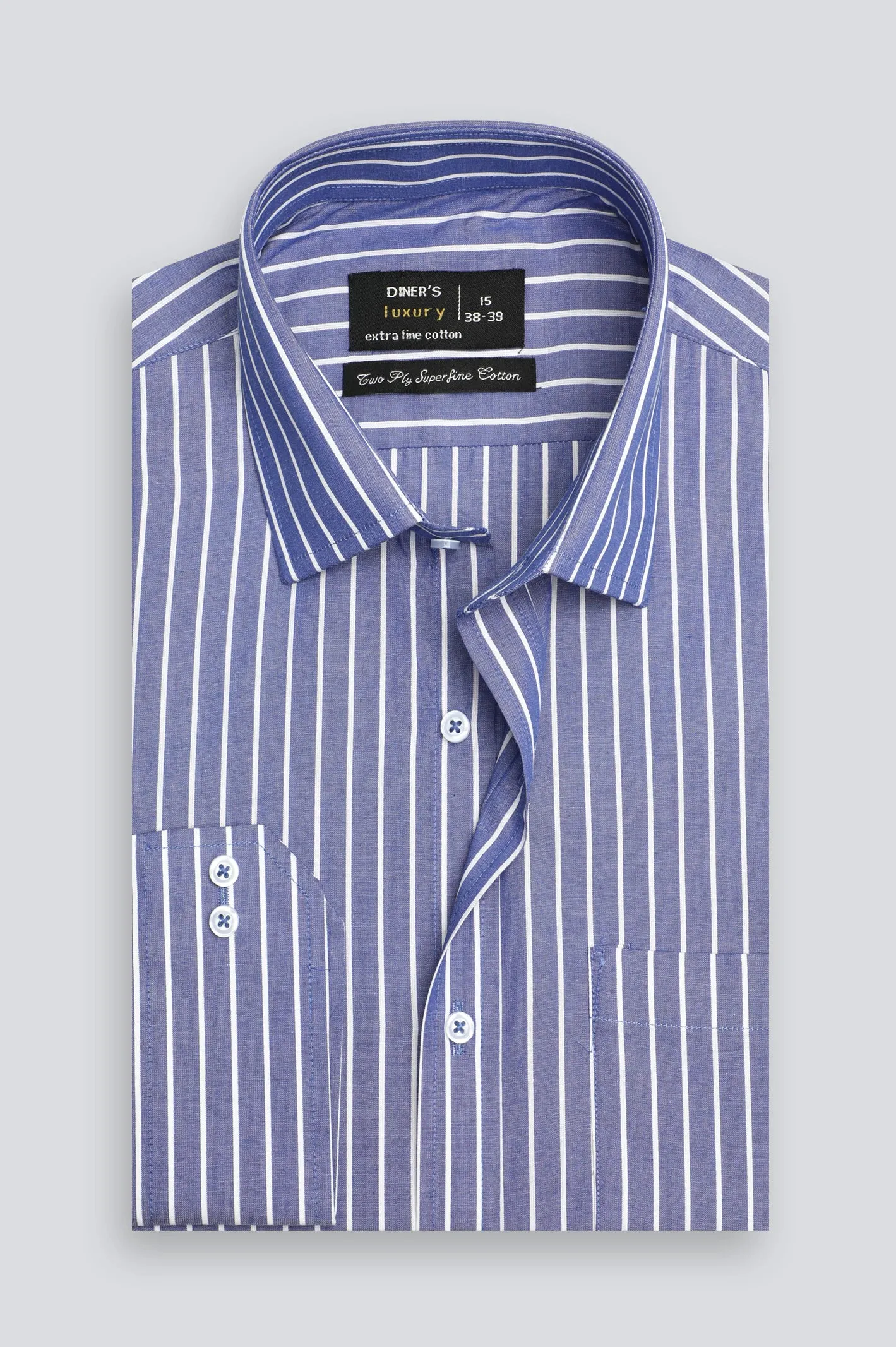 Bue Pinstripe Formal Shirt