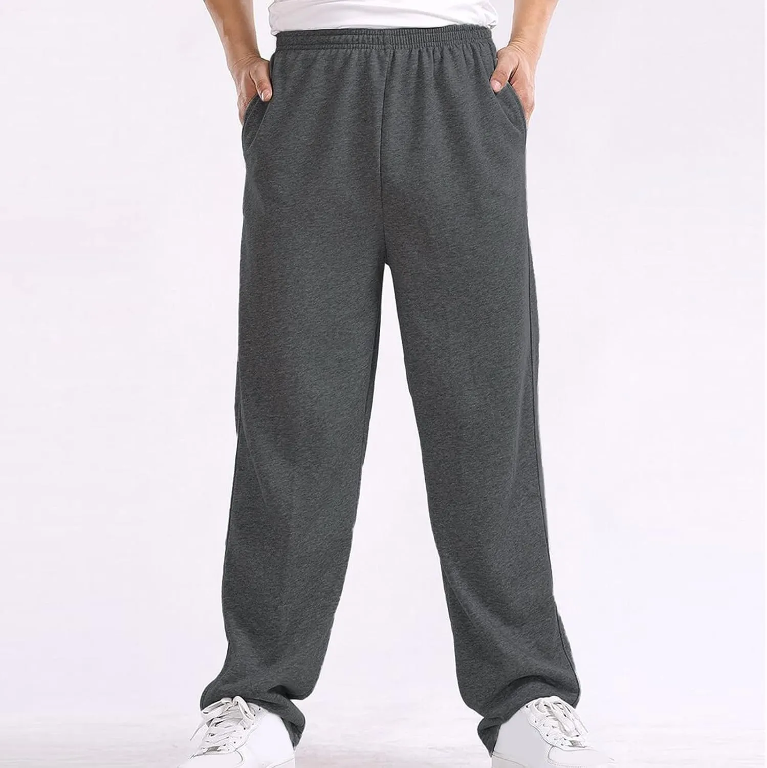 Cargo Sweatpants for Men Baggy Trousers Long Cargo Pants for Men Cargo Trousers Work Wear Combat Safety Joggers Pockets