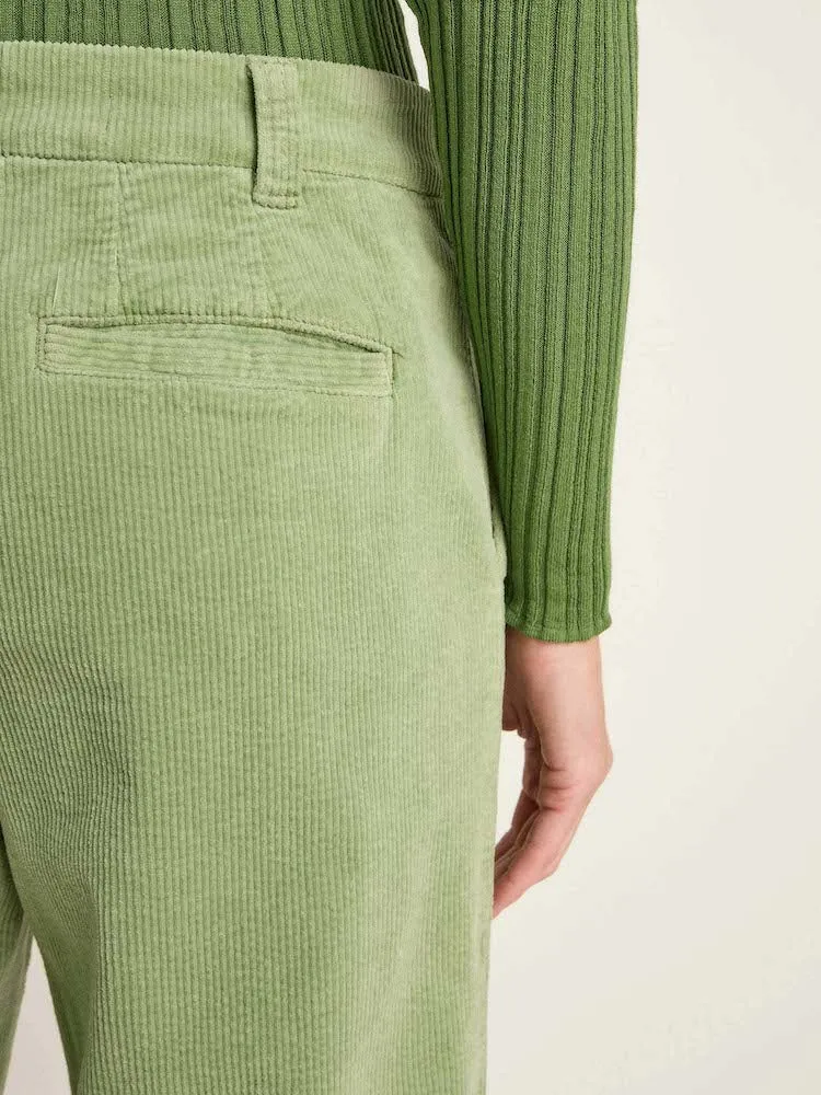 LANIUS 13979 Marlene corduroy trousers 678 sage women