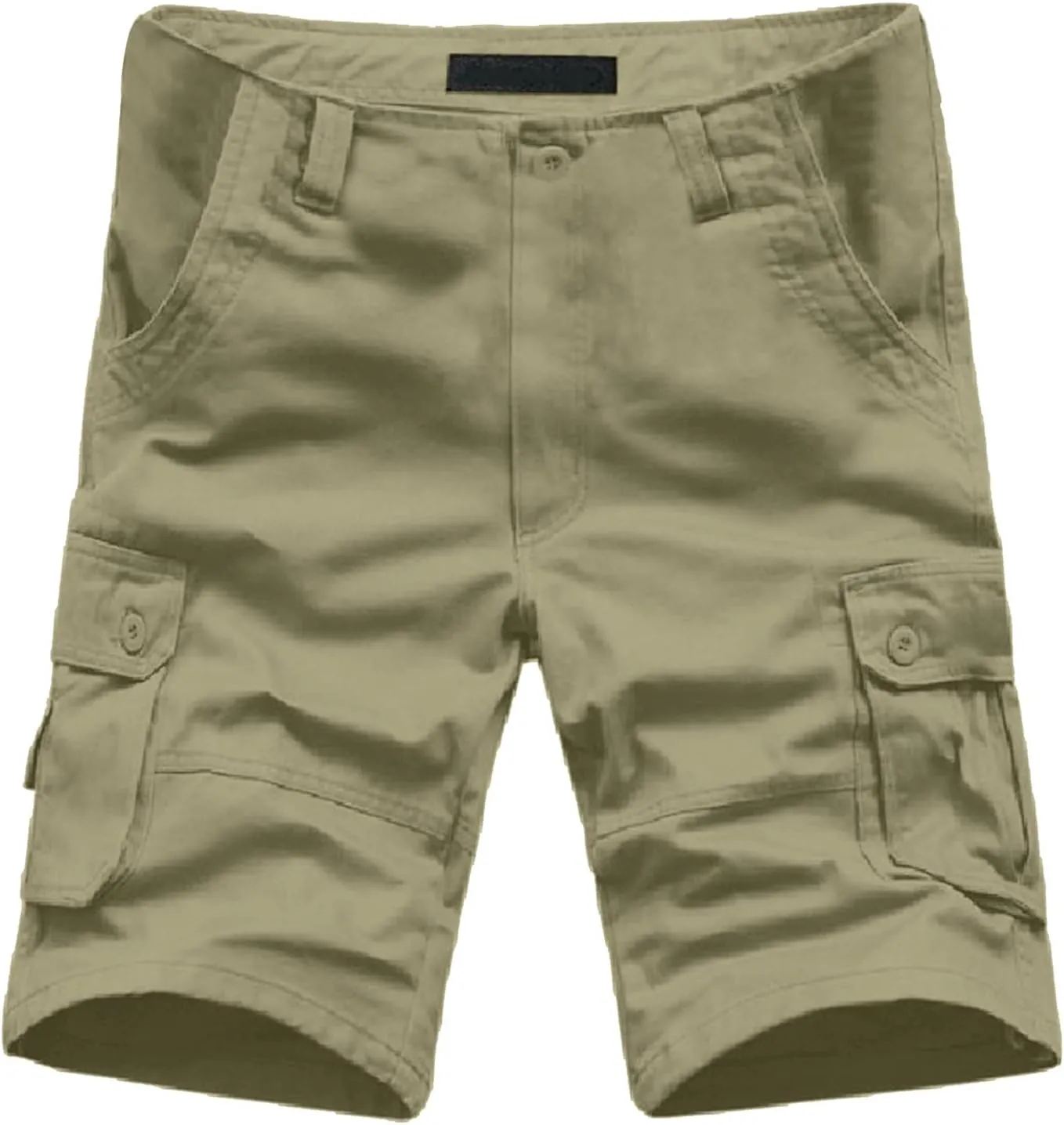 LCMTWX Men's Cargo Shorts 2024 Elastic Waist Drawstring Summer Casual Hiking Shorts Jogger Sweat Shorts with Multi Pockets