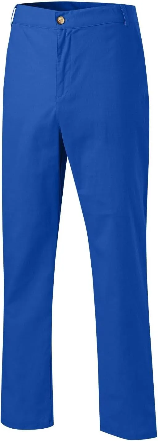 Linen Pants for Men Lightweight Beach Casual Yoga Pants Summer Vacation Hawaiian Slacks Plain Straight Leg Trousers