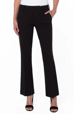Liverpool Kelsey Flare Ponte Pants In Black