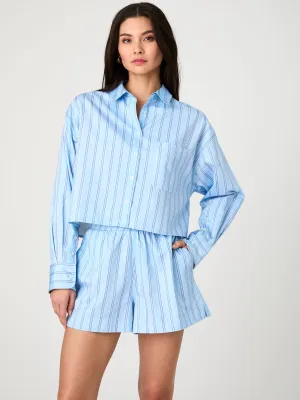 Lorenzo Stripe Cropped Shirt