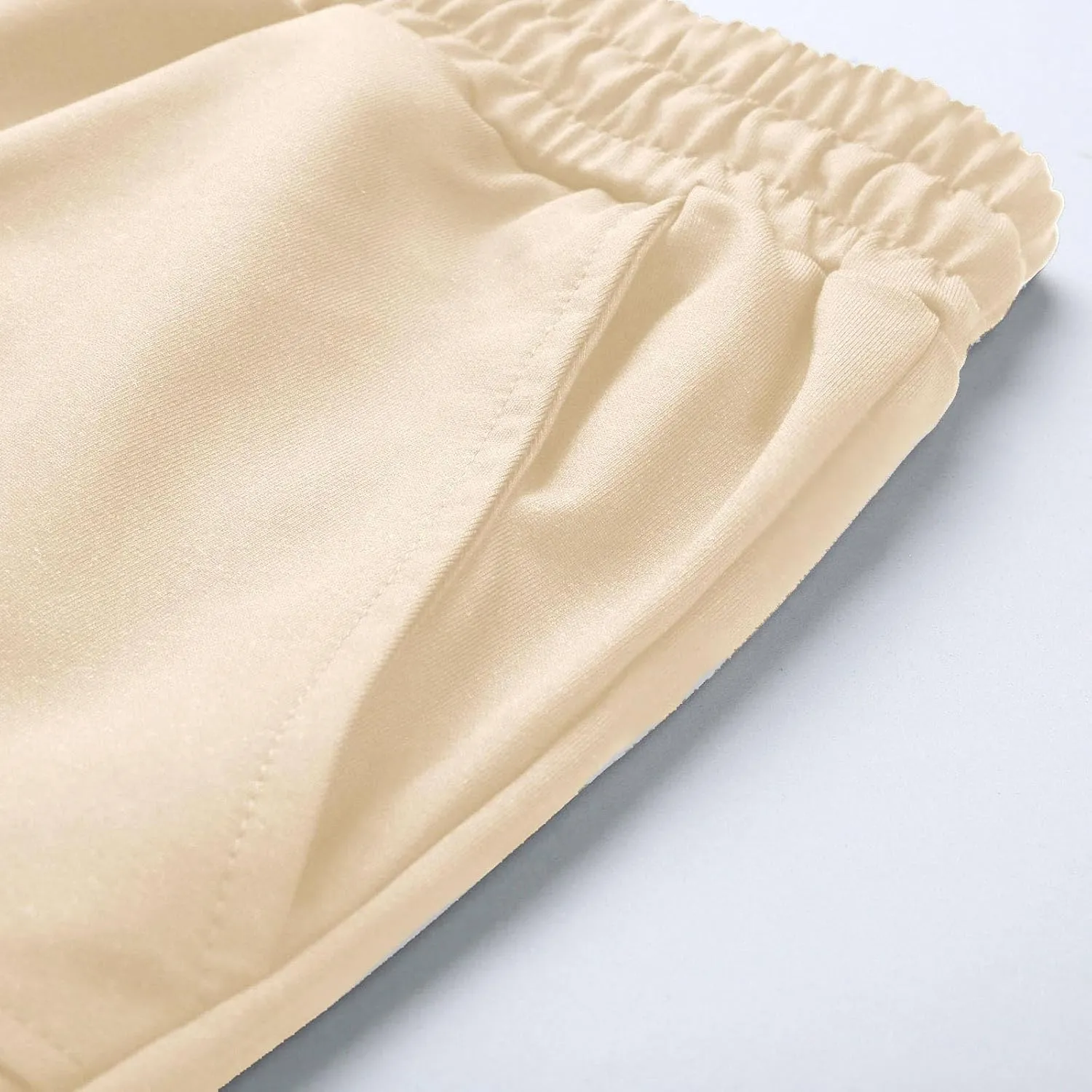 Men's Cargo Sweat Shorts Casual Drawstring Elastic Waist Loose Athletic Workout Gym Jogger Shorts with Multi Pockets