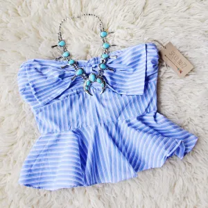 Pinstripe & Bow Top