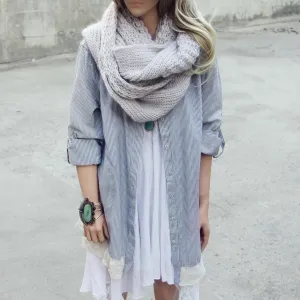 Pinstripe Boyfriend Shirt Dress Pinstripe Boyfriend Shirt Dress
