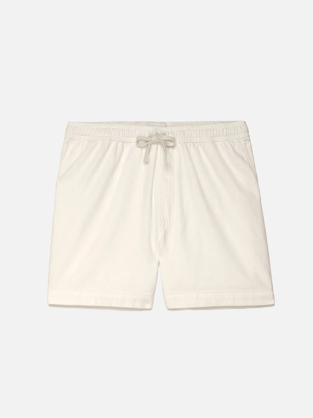 Textured Terry Short -- Off White