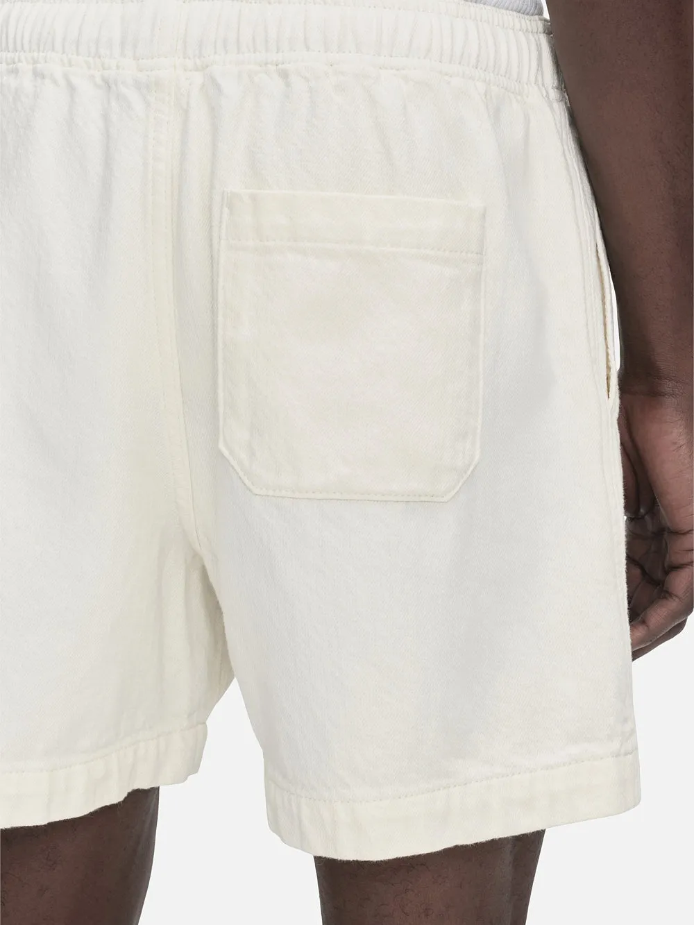 Textured Terry Short -- Off White