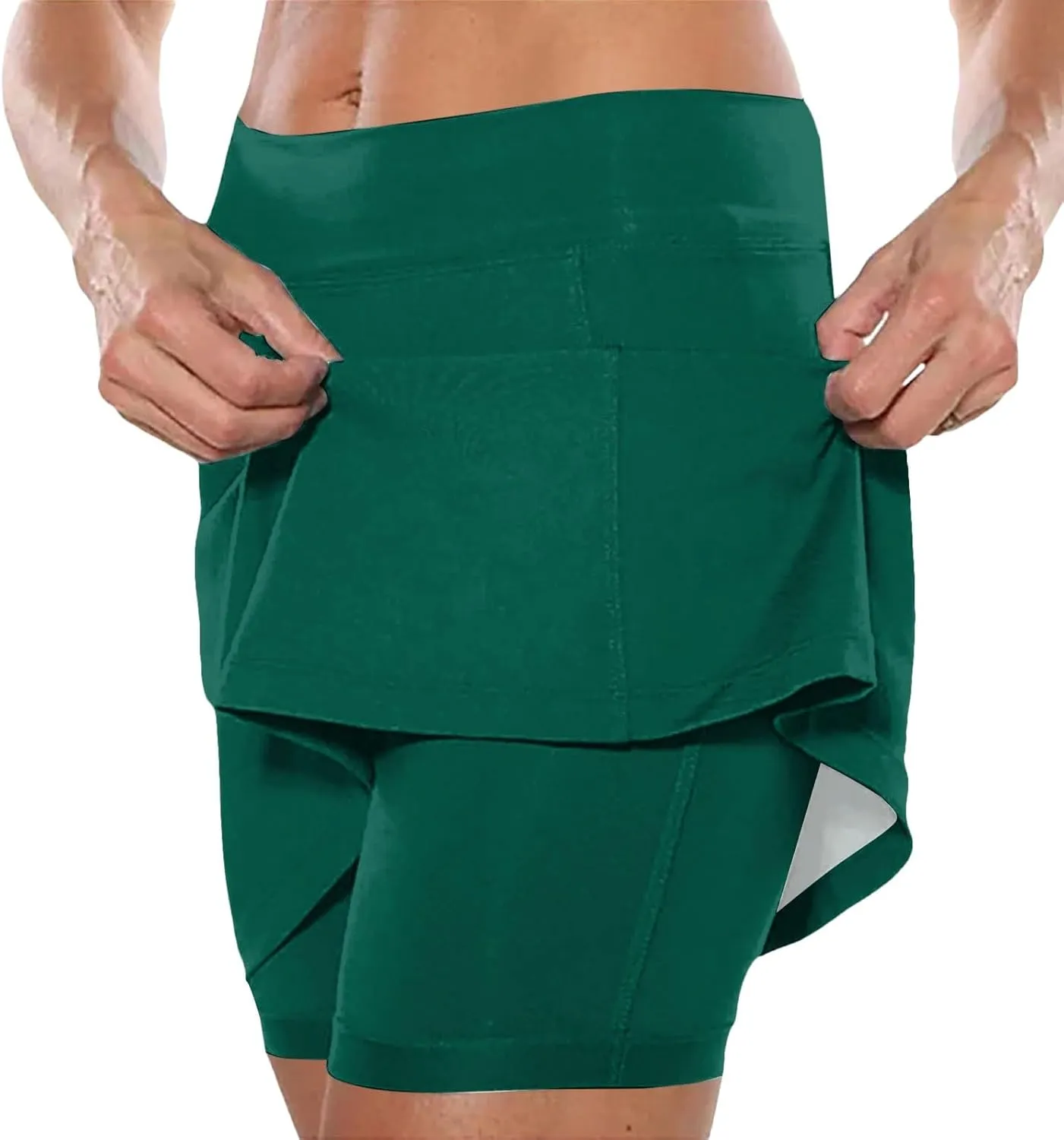 Women's Elastic Yoga Skirt Color Sports Shorts Lightweight High Waisted Tight Print Jogging 2024 Yoga Pants with